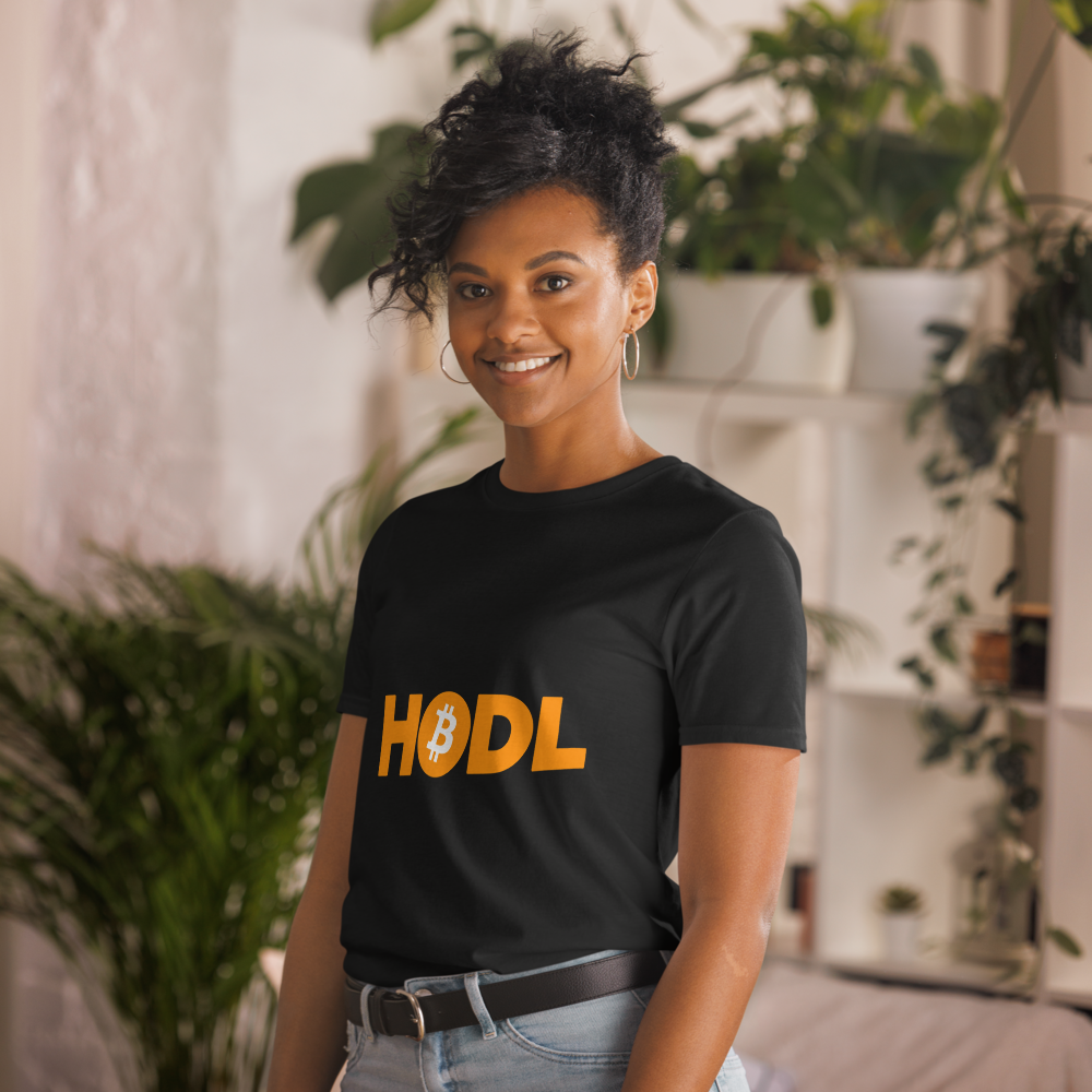 HODL T-shirt · Unisex / Black / S