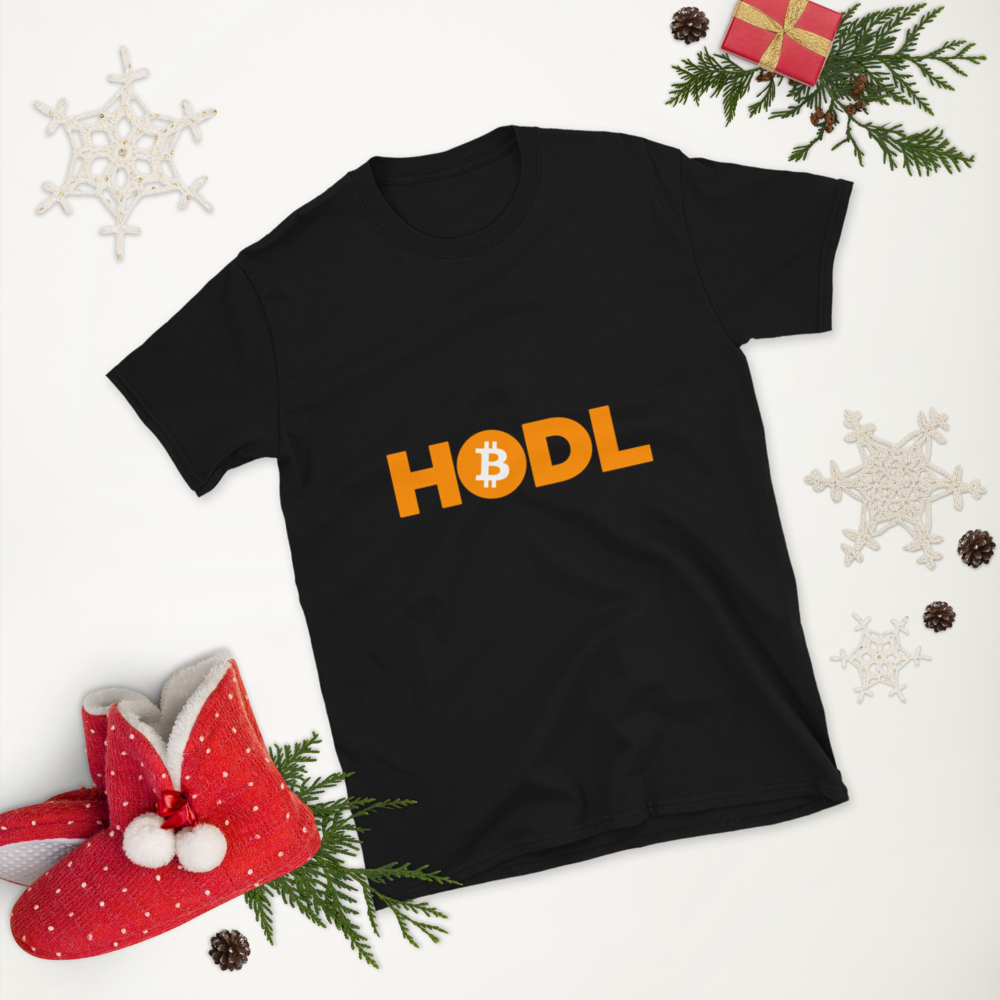 HODL T-shirt · Unisex / Black / S